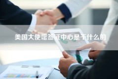 美国大使馆签证中心是干什么的