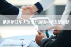 俄罗斯驻华大使馆：加强中俄友谊的桥梁
